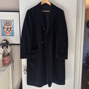 Vintage cashmere overcoat size m